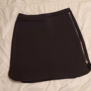 Halogen double zipper skirt Size S